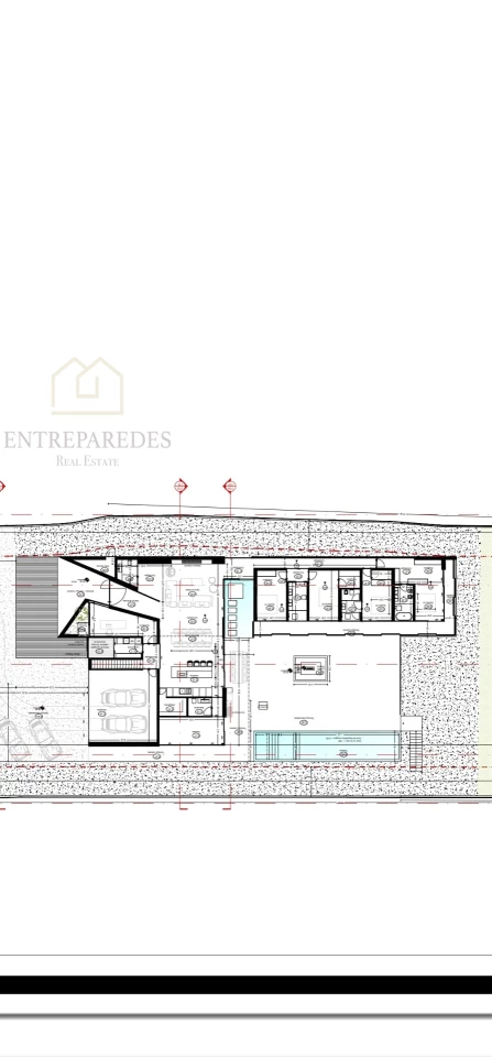 T6 Detached House with Infinity Pool in Avintes — Porto View
