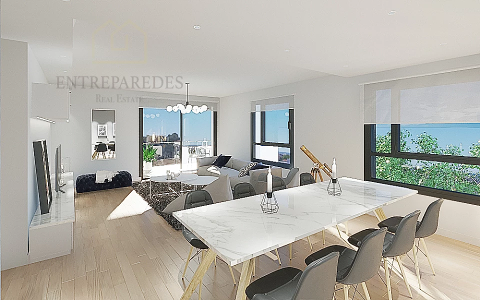BUY APARTMENT T2 BALCONY AND GARAGE PORT FRACTION 3-1-R