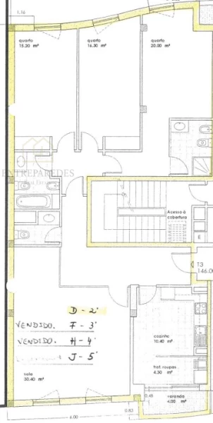 APARTAMENTO T3 MOBILADO NO CAMPO 24 DE AGOSTO PARA ARRENDAR/ALUGAR NO CENTRO DO PORTO