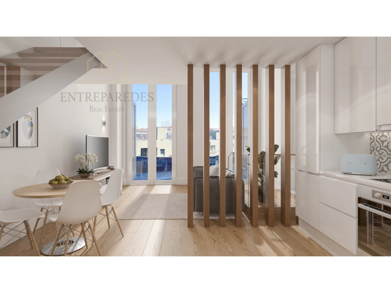 DEUX APPARTEMENTS T0 ET T1 COMMUNICANTS, AVEC BALCON, À CÔTÉ DE JARDIM DO MORRO, À VENDRE À VILA NOVA DE GAIA B. PRÊT À MONÉTISER.