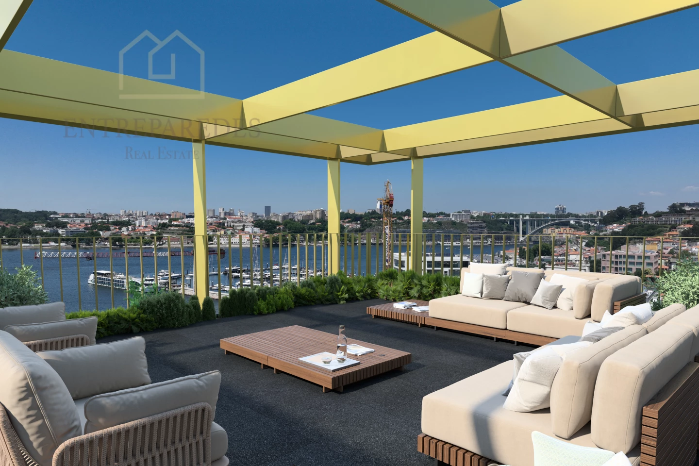 EXCELENTE APARTAMENTO T4 COM TERRAÇO 289.4M2, COM JACUZZI, PARA COMPRAR JUNTO A MARINA DA AFURADA - VILA NOVA DE GAIA - PORTO Y