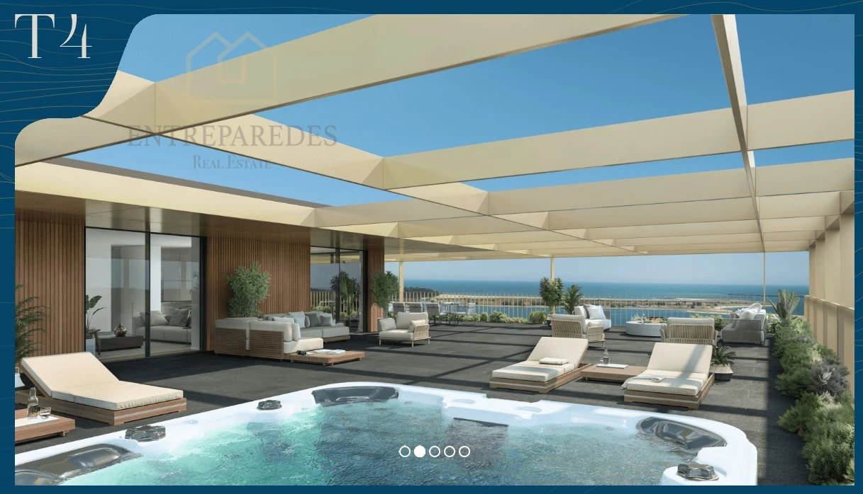 EXCELLENT 4 BEDROOM APARTMENT WITH TERRACE 82.3M2 TO BUY NEXT TO MARINA DA AFURADA - VNG- PORTO