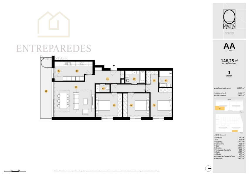 APARTAMENTO T3 CENTRO MAIA - PARA COMPRAR - CONCEITO MODERNO, ESPAÇOSO E CENTRAL - MÚLTIPLOS MOTIVOS PARA INVESTIR / VIVER
