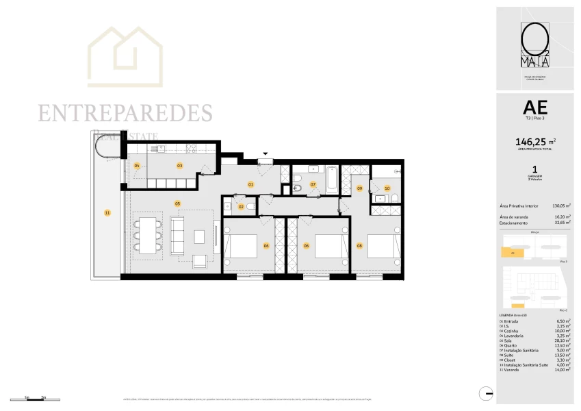 APARTAMENTO T3 CENTRO MAIA - PARA COMPRAR - CONCEITO MODERNO, ESPAÇOSO E CENTRAL - MÚLTIPLOS MOTIVOS PARA INVESTIR / VIVER