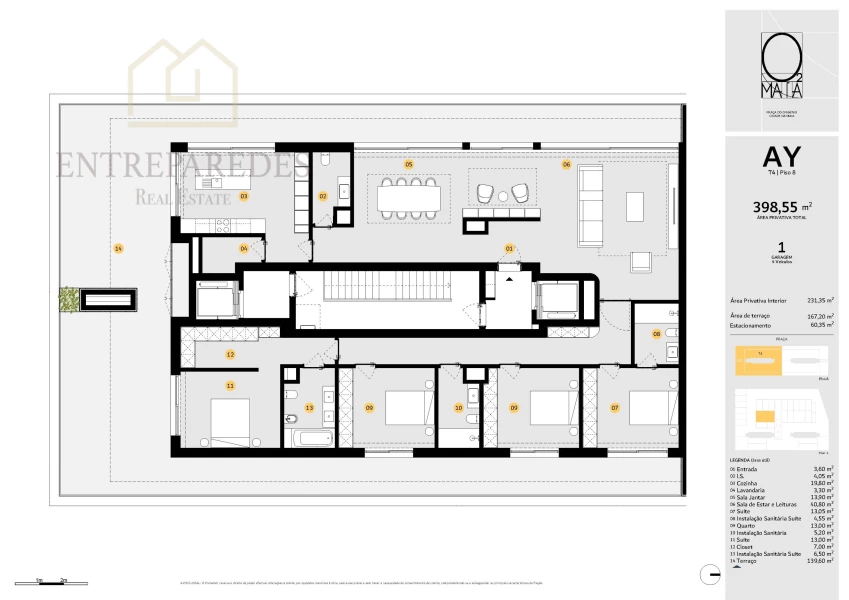APARTAMENTO T4 RECUADO NO CENTRO DA MAIA - PARA COMPRAR - CONCEITO MODERNO, ESPAÇOSO E CENTRAL - MÚLTIPLOS MOTIVOS PARA INVESTIR / VIVER