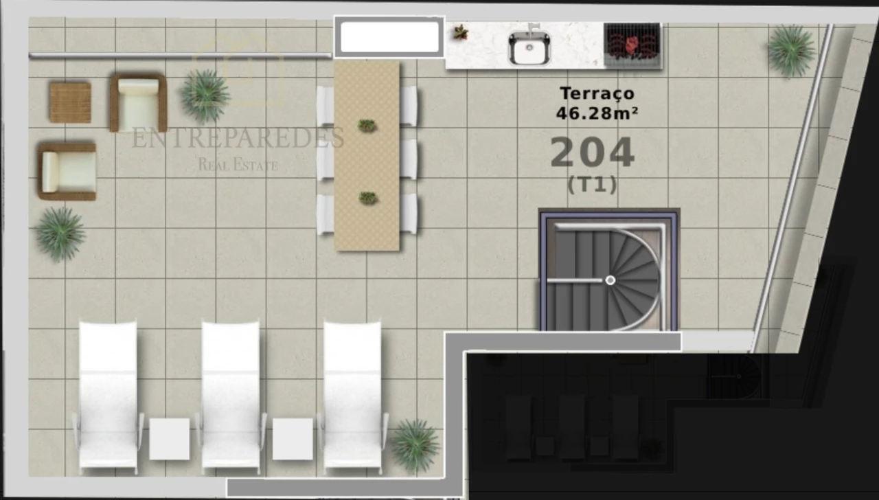 APARTAMENTO T1 DUPLEX COM GARAGEM, EM CONSTRUÇÃO, PARA COMPRAR JUNTO AO JARDIM DO MORRO, VILA NOVA DE GAIA - PORTO