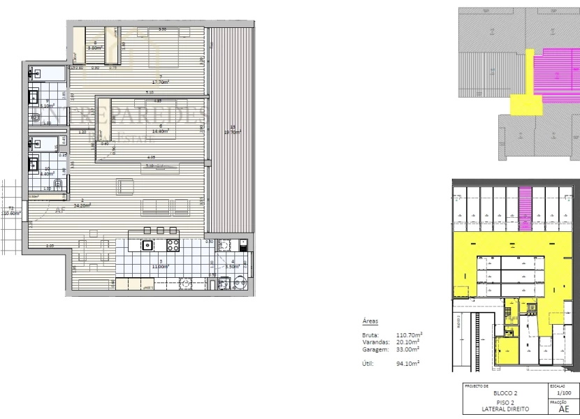 EXCELENTE APARTAMENTO T2 COM VARANDA PARA COMPRAR EM GONDOMAR - PORTO NUM CONDOMÍNIO COM PISCINA E JARDIM. 2A. FASE.