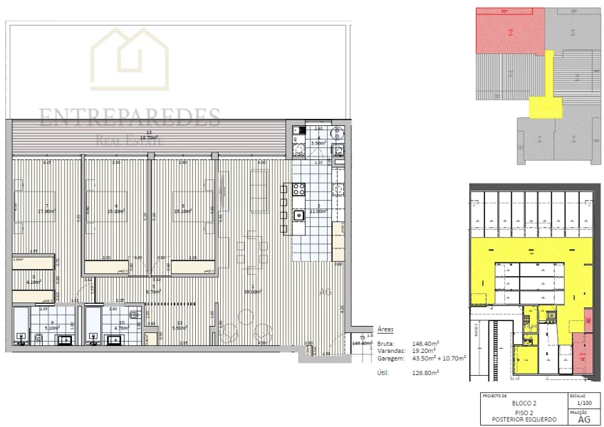 EXCELENTE APARTAMENTO T3 COM VARANDA PARA COMPRAR EM GONDOMAR - PORTO NUM CONDOMÍNIO COM PISCINA E JARDIM. 2A. FASE.