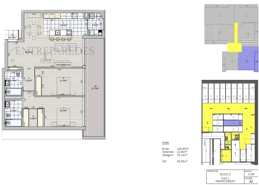 EXCELENTE APARTAMENTO T2 COM VARANDA PARA COMPRAR EM GONDOMAR - PORTO NUM CONDOMÍNIO COM PISCINA E JARDIM. 2A. FASE.