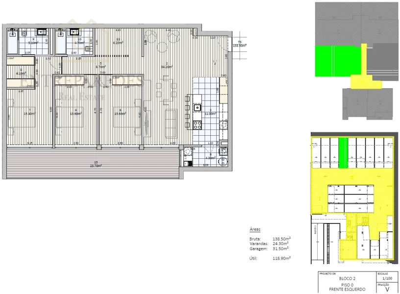 EXCELENTE APARTAMENTO T3 COM VARANDA PARA COMPRAR EM GONDOMAR - PORTO NUM CONDOMÍNIO COM PISCINA E JARDIM. 2A. FASE.