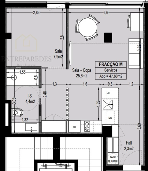 APARTAMENTO T0+1 NOVO, COM ARRUMOS, PARA COMPRAR NO BAIRRO DO BONFIM - PORTO, JUNTO AO CAMPO 24 DE AGOSTO