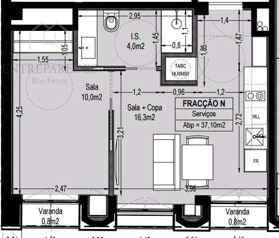 APARTAMENTO T0+1 NOVO, COM ARRUMOS, PARA COMPRAR NO BAIRRO DO BONFIM - PORTO, JUNTO AO CAMPO 24 DE AGOSTO