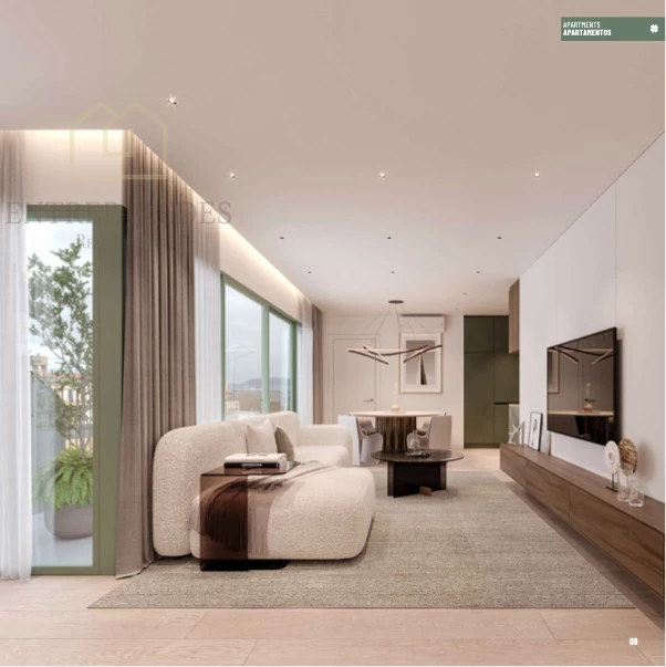 1 BEDROOM FLAT UNDER CONSTRUCTION FOR SALE IN THE HEART OF PORTO.