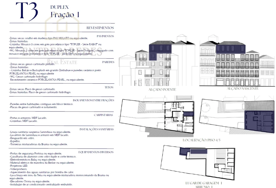 APARTAMENTO DÚPLEX DE 3 DORMITORIOS EN CEDOFEITA CHARMING APARTMENTS, EN VENTA EN LA ZONA HISTÓRICA DE OPORTO