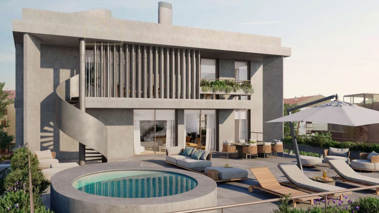 APARTAMENTO T4 DUPLEX COM TERRAÇO E VARANDA NO EDIFÍCIO PAULO DIAS NOVAIS - ZONA NOBRE BOAVISTA, PARA COMPRAR NO PORTO - FRAÇÃO G.