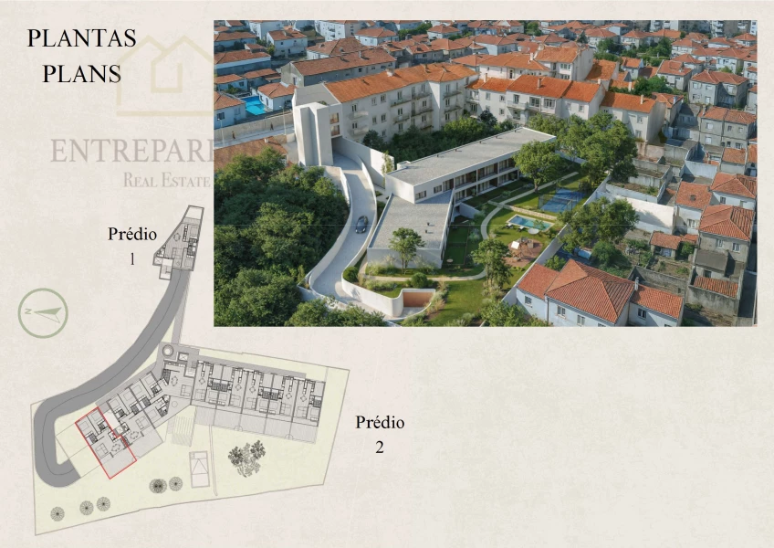 1+1 BEDROOM FLAT WITH BALCONY AND GARDEN FOR SALE IN THE CENTER OF PORTO - OAK - EXCLUSIVITY, NATURE AND SOPHISTICATION T1, T1+1, T2 AND T3