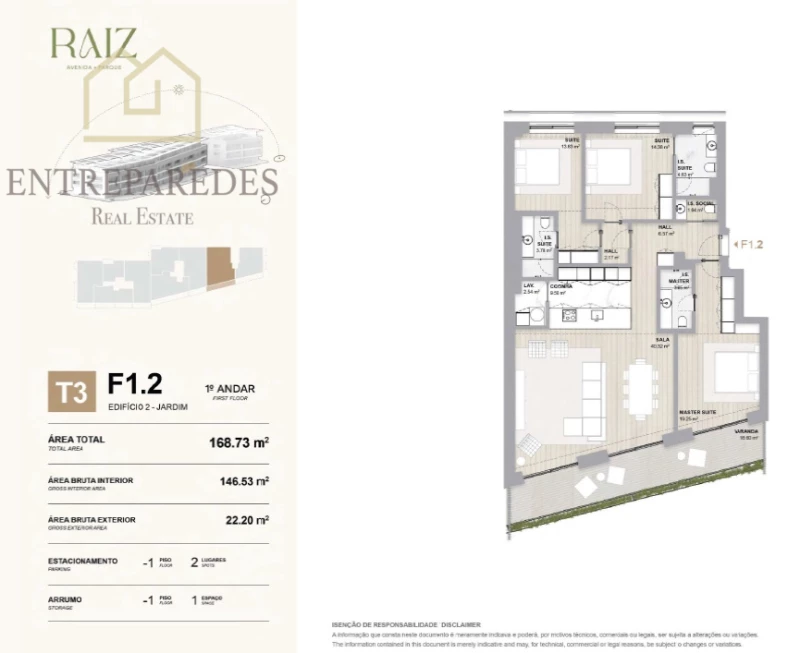 ACHETER UN APPARTEMENT SUR L'AVENIDA DA BOAVISTA - APPARTEMENT DE 3 CHAMBRES - RAIZ DEVELOPMENT - GATED COMMUNITY - À VENDRE À PORTO
