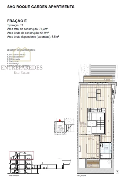 TO BUY - APARTMENT T1 - SÃO ROQUE GARDENS APARTMENTS - WITH BALCONY - PORTO
