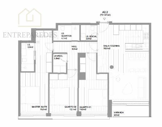 COMPRAR APARTAMENTO T3 - LOCALIZAÇÃO PREMIUM - JUNTO AO MAR EM VILA DO CONDE - PORTUGAL