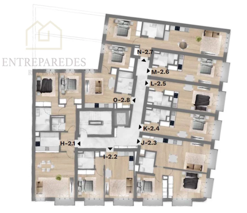ESTÚDIO T0 NO VALLADA CITY FLATS - RUA SANTOS POUSADA, PARA COMPRAR NO PORTO.