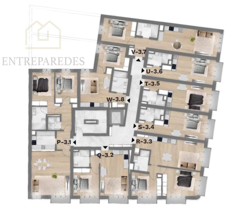ESTÚDIO T0 NO VALLADA CITY FLATS - RUA SANTOS POUSADA, PARA COMPRAR NO PORTO.