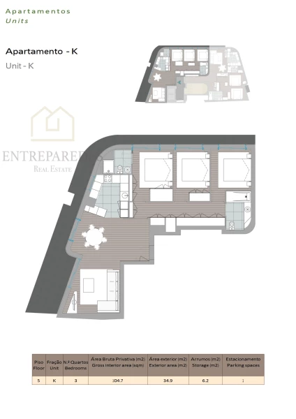 APARTAMENTOS T3 COM GARAGEM, ARRUMO E VARANDA PARA COMPRAR NO CENTRO DE VILA NOVA DE GAIA