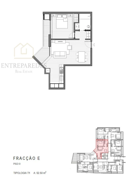 APARTAMENTO T1 COM LUGAR DE GARAGEM E VARANDA EM ESPINHO, PARA COMPRAR EM AVEIRO