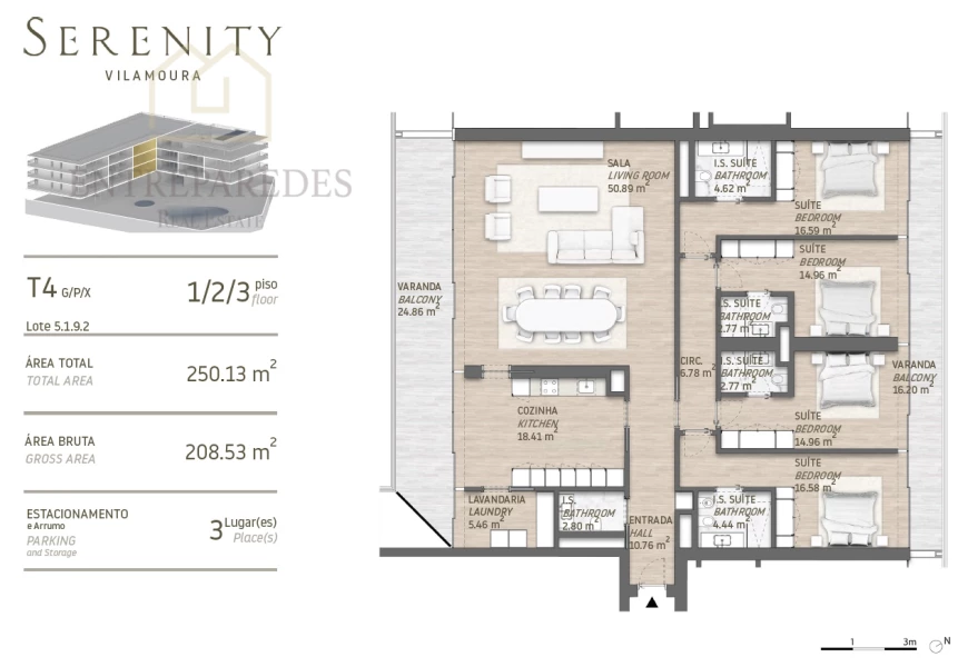 4 BEDROOM APARTMENT - BLUE, SERENITY THE NEW LUXURY ADDRESS IN VILAMOURA, FOR SALE IN THE ALGARVE