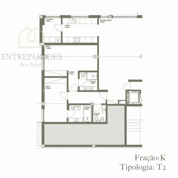 BUY 2 BEDROOM FLAT - RIO TINTO GATED COMMUNITY - JARDIM DAS CAVADAS
