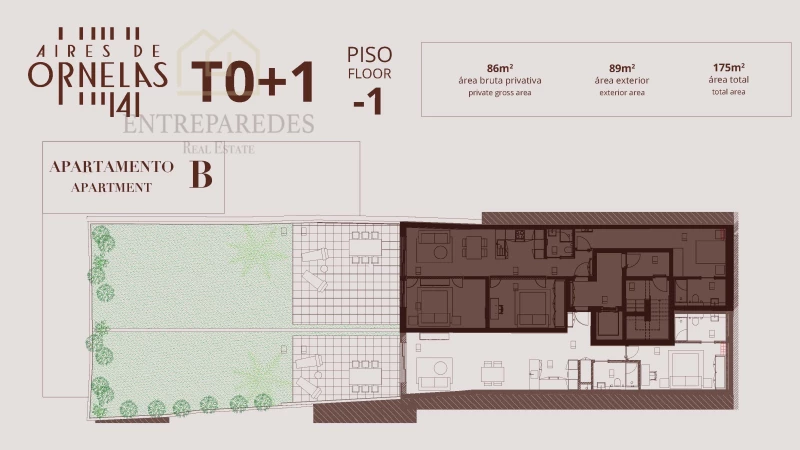 0+1 BEDROOM FLAT WITH GARAGE, TERRACE AND GARDEN IN BONFIM, TO BUY IN PORTO