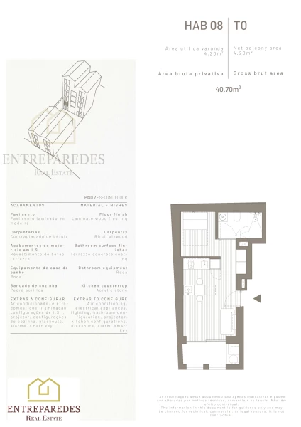 0+1 BEDROOM FLAT IN THE DEVELOPMENT OF JARDIM DO MORRO - VILA NOVA DE GAIA, FOR SALE IN PORTO