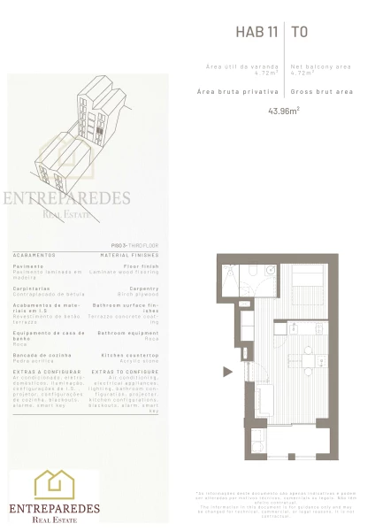 APARTAMENTO T0+1 NO EMPREENDIMENTO AO JARDIM DO MORRO - VILA NOVA DE GAIA, PARA COMPRAR NO PORTO