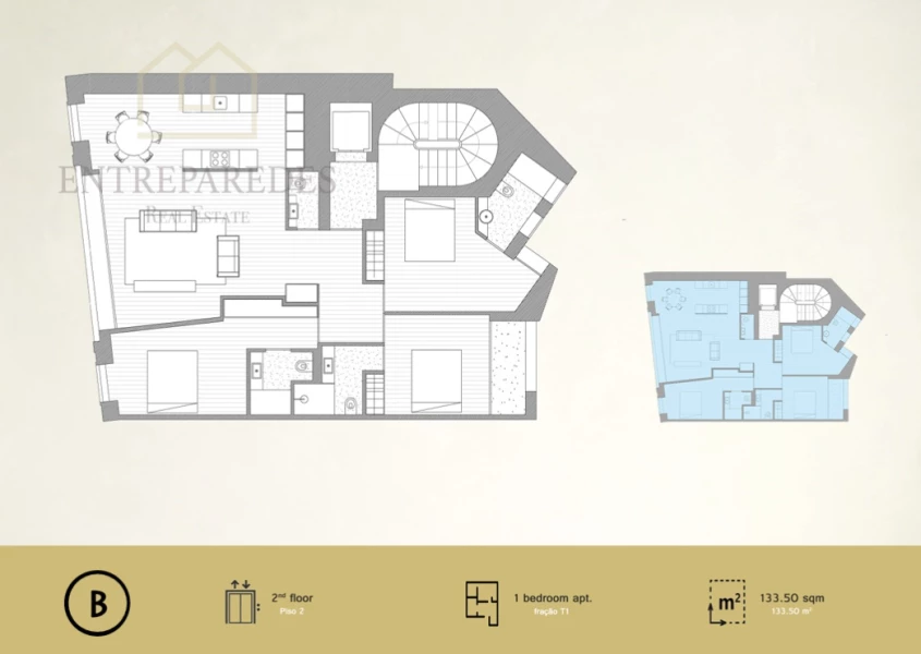 3 BEDROOM FLAT IN DOWNTOWN PORTO FOR SALE - SÉ - PORTUGAL