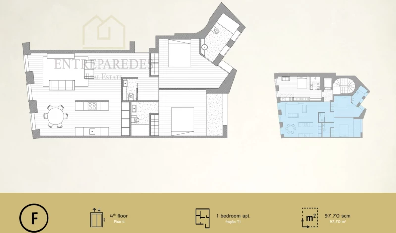 APARTAMENTO T2 NA BAIXA DO PORTO PARA COMPRAR - SÉ - PORTUGAL