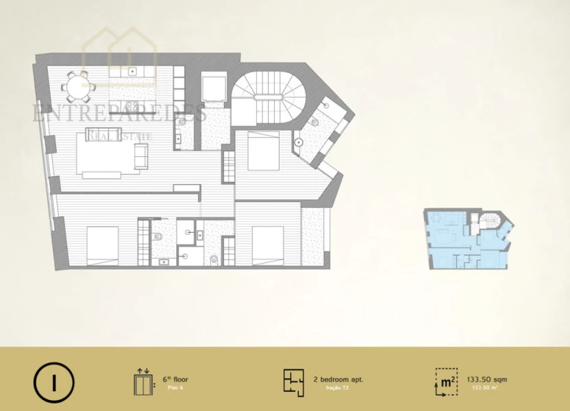 3 BEDROOM FLAT IN DOWNTOWN PORTO FOR SALE - SÉ - PORTUGAL