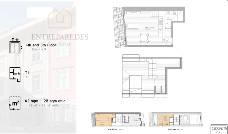 APARTMENT T0+1 MEZZANINE - CEDOFEITA - TO BUY IN PORTO