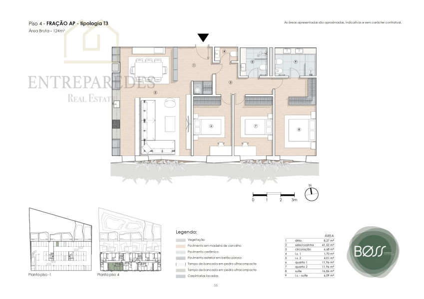 3 BEDROOM APARTMENT FOR SALE IN PARANHOS - PORTO | BOSS GARDENS DEVELOPMENT WITH GARDEN AND GARAGE
