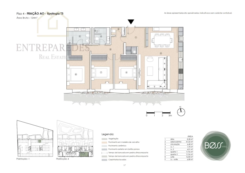 3 BEDROOM APARTMENT FOR SALE IN PARANHOS - PORTO | BOSS GARDENS DEVELOPMENT WITH GARDEN AND GARAGE