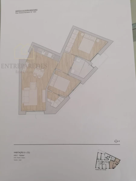 NEW 2 BEDROOM FLAT WITH GARAGE FURNISHED FOR RENT IN BOAVISTA / CARVALHIDO - PORTO.