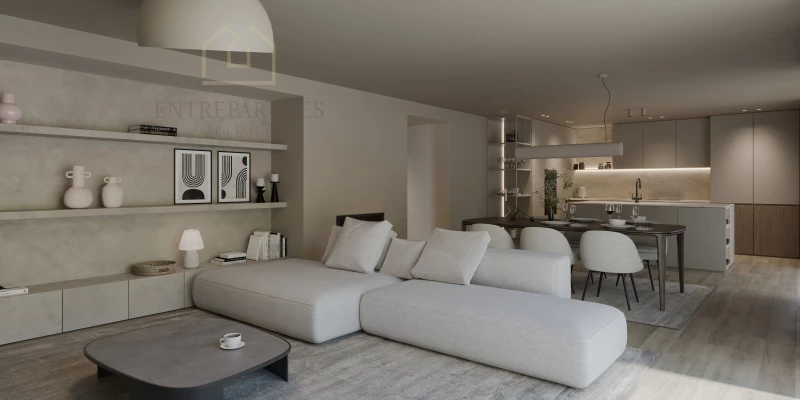 4 BEDROOM FLAT WITH BALCONY AND GARAGE, GATED COMMUNITY WITH POOL AND GARAGE FOR SALE IN PARANHOS - PORTO