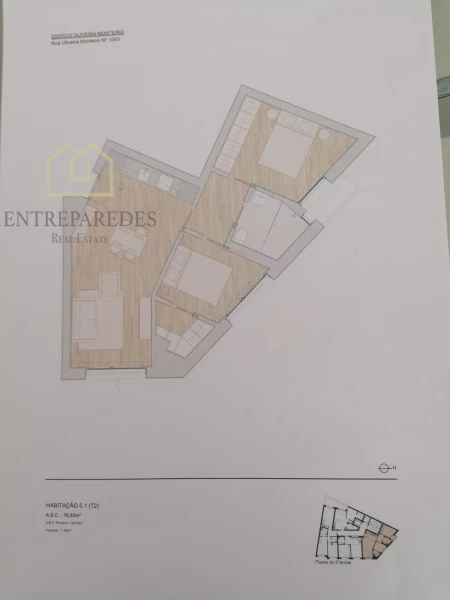 NEW 2 BEDROOM FLAT WITH GARAGE UNFURNISHED FOR RENT IN BOAVISTA / CARVALHIDO - PORTO