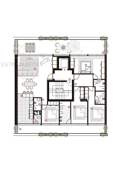 ÁTICO DE 4 DORMITORIOS LISTO PARA ENTRAR A VIVIR EN VENTA EN SECA DO BACALHAU - CANIDELO - VILA NOVA DE GAIA