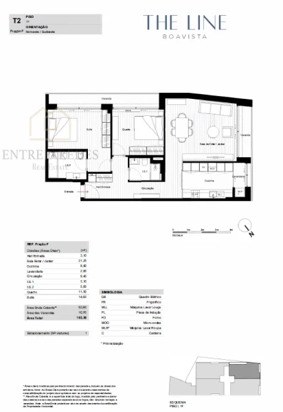 2 BEDROOM FLAT WITH PATIO AND GARAGE, FOR SALE IN RAMALDE, NEXT TO THE FRANCOS - PORTO METRO