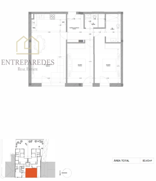 2 BEDROOM FLAT WITH GARAGE, FOR SALE IN THE CENTRE OF PORTO- ZONA DO BONFIM 680 - OPORTO APARTMENTS.