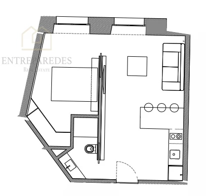 1 BEDROOM FLAT WITH LOCAL ACCOMMODATION LICENSE (AL) TO BUY - RUA ALFERES MALHEIRO, 215, PORTO