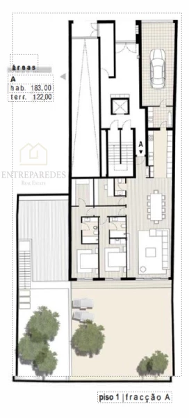 2 BEDROOM FLAT PLUS OFFICE WITH GARDEN OF 122M2 AND GARAGE, FOR SALE IN PORTO