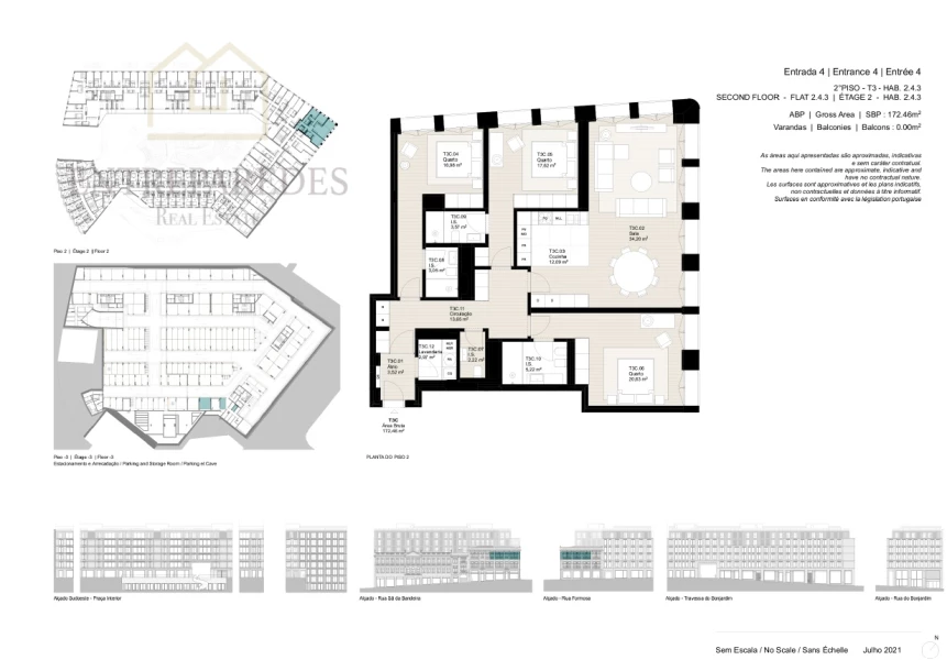 LUXURY 3 BEDROOM APARTMENT TO BUY IN DOWNTOWN PORTO -