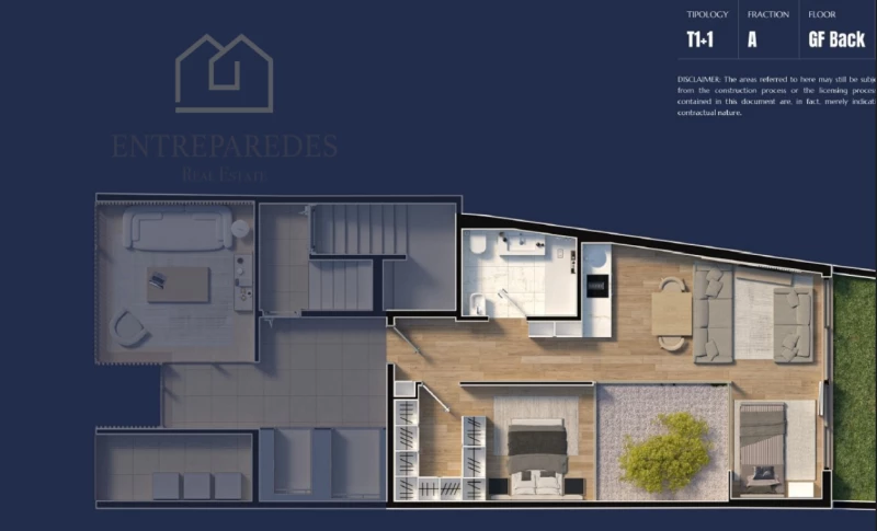 FABULOUS 1+1 BEDROOM FLAT FOR SALE IN MATOSINHOS SUL - PORTO