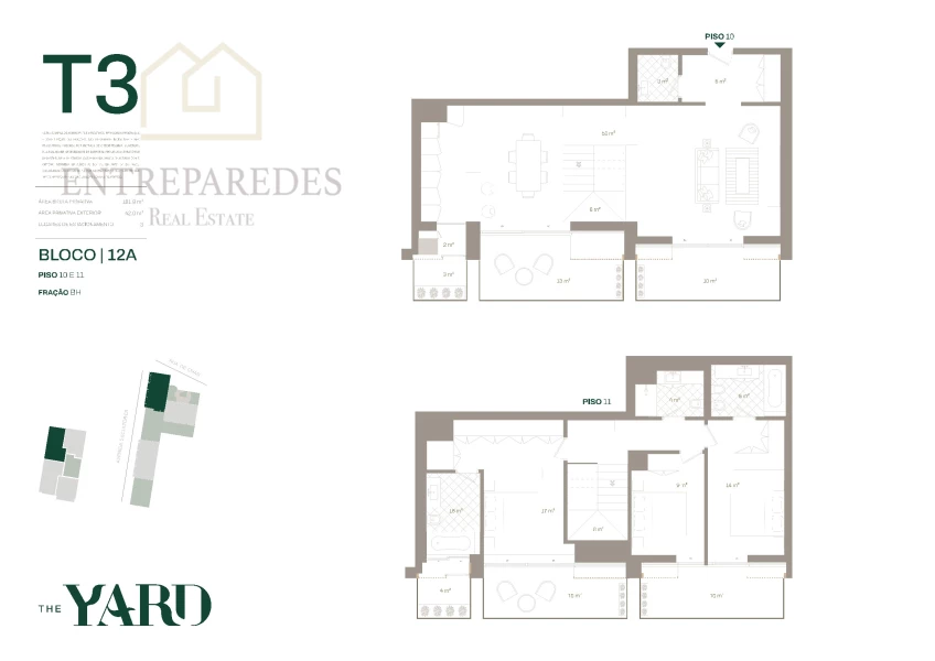 PENTHOUSE DE LUXO T3 DUPLEX PARA COMPRAR, NO CONCEITUADO EMPREENDIMENTO 'THE YARD' NOS JARDINS D'ARRABIDA EM VILA NOVA DE GAIA - PORTO