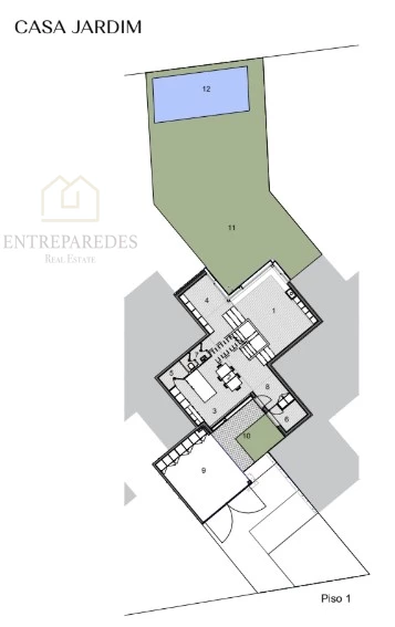 MORADIA T3+1 COM JARDIM E PISCINA - PARA COMPRAR EM CANIDELO - VILA NOVA DE GAIA - PORTO